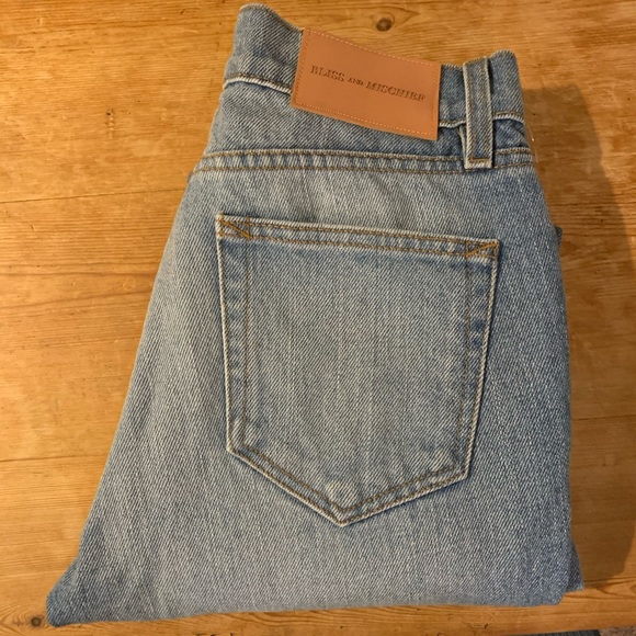 Sold Bliss Mischief X Free People 26 Straight Jean - Picture 9 of 13